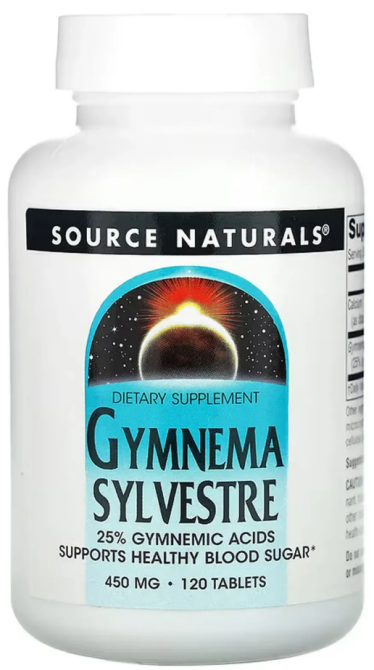 Джимнема Сильвестра 450 мг Source Naturals Gymnema Sylvestre 120 таб Киев - изображение 1