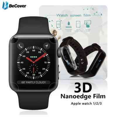 Пленка защитная BeCover Full Cover для Apple Watch Series 3/4 42mm/44mm (701962) Винница