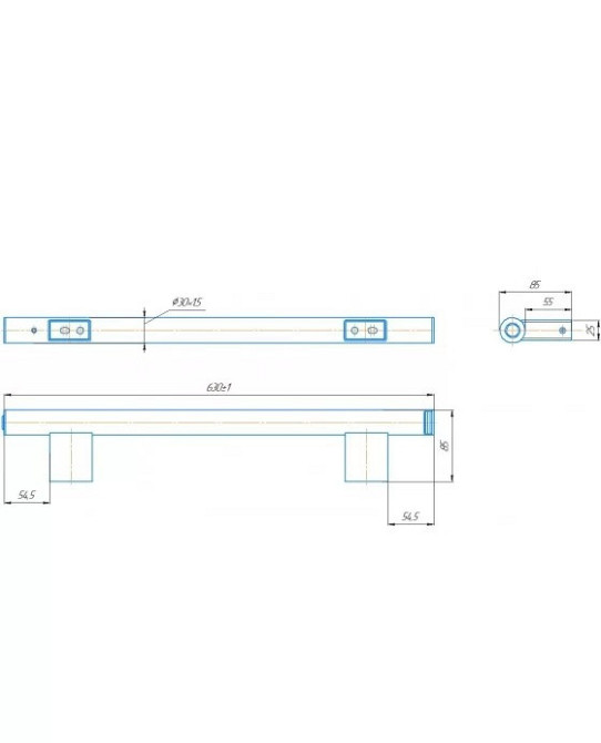 Электрический полотенцесушитель Mario Нота-І 30x630/85 Киев - изображение 4