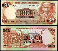 Nicaragua / Никарагуа - 20000 Córdobas 1987 - UNC Полтава - изображение 1