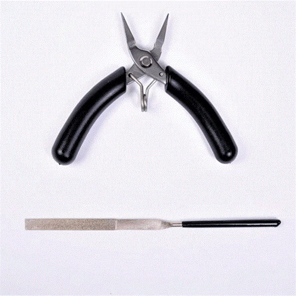 Набір інструментів для складання моделей Metal Time Standard Toolkit плоскогубці та надфіль (STNTK22-2) Харьков - изображение 1