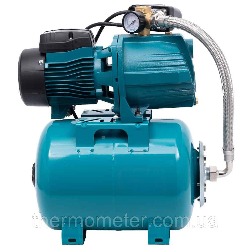 Станція 0.75 кВт Hmax 40м Qmax 85 л/хв (самовсмоктувальний насос) 24 л AquaticaLEO AJm75A3/UA (775384/24) Київ - фото 9