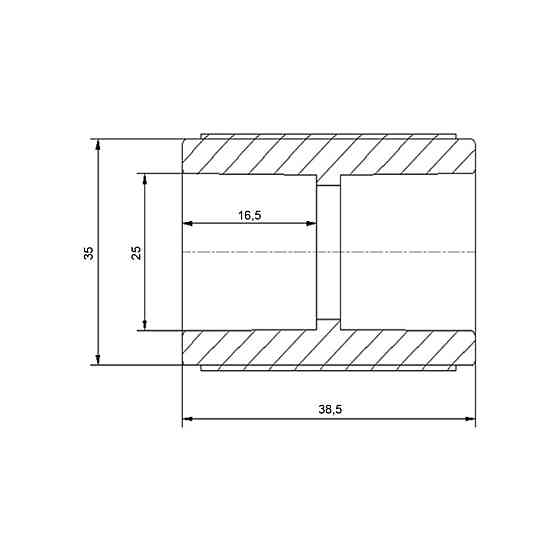 Муфта PPR Blue Ocean "Білий" 25 Київ