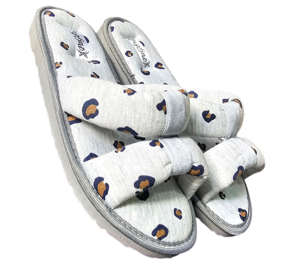 Капці жіночі домашні PaGo солоду лепард шкарпетка соло Одеса - фото 1