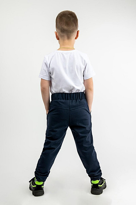 Штани дитячі, темно-сині Крохатушка одяг Київ - фото 2