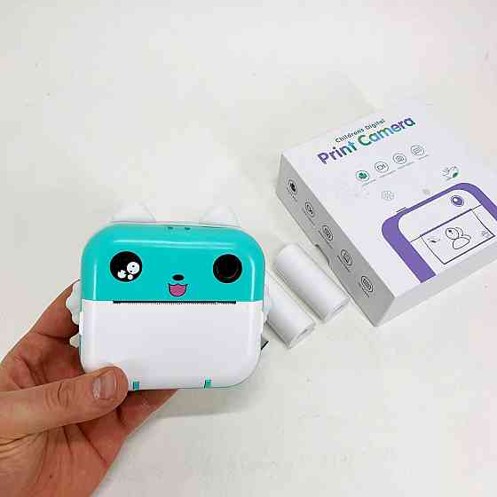 Детские фотоаппараты для мальчиков, Детский фотоаппарат с функцией распечатки, Фотоаппарат игрушечный HF-46 Львов