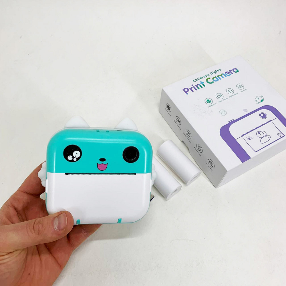 Детские фотоаппараты для мальчиков, Детский фотоаппарат с функцией распечатки, Фотоаппарат игрушечный HF-46 Львов - изображение 6