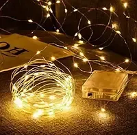 Гирлянда светодиодная нить роса 3м на батарейках 3 шт AAA белый белый цвет Gold Коломия - фото 2