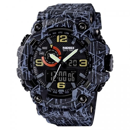 Мужские наручные часы Skmei 1520 Серый Киев - изображение 1