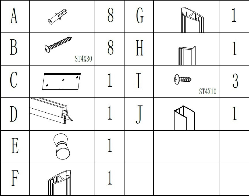 Душові двері PROSNA 80FS BRAVO (1уп.) Тернополь - изображение 5