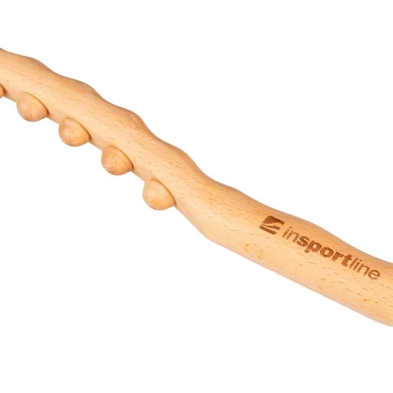 Дерев'яна масажна палиця з виступами inSPORTline Jarosa 200 Київ