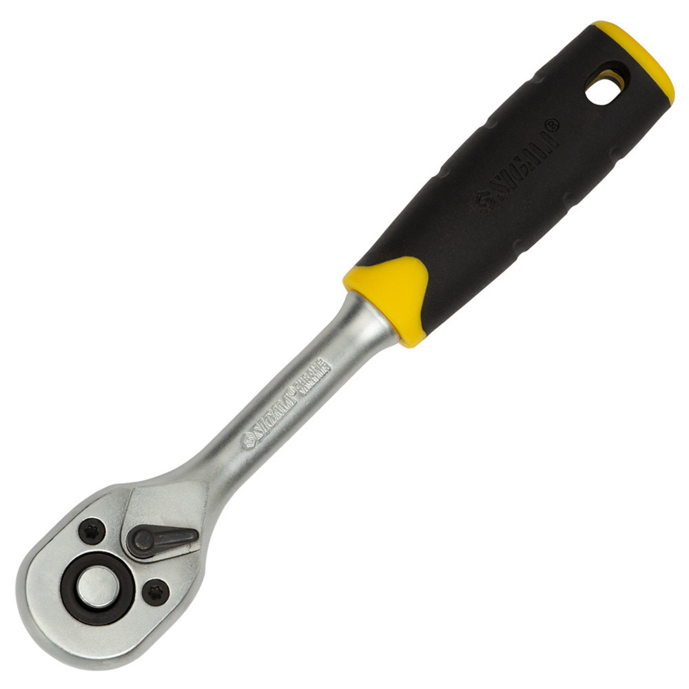 Ключ-трещотка 1/4'' 150мм 72T CrV SIGMA (6050021) Київ - фото 2