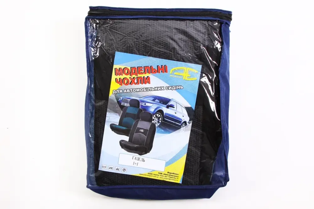 Чехли на сидіннях ГАЗ-3302 Авто-Елегант 1+1 сірі Вінниця - фото 2