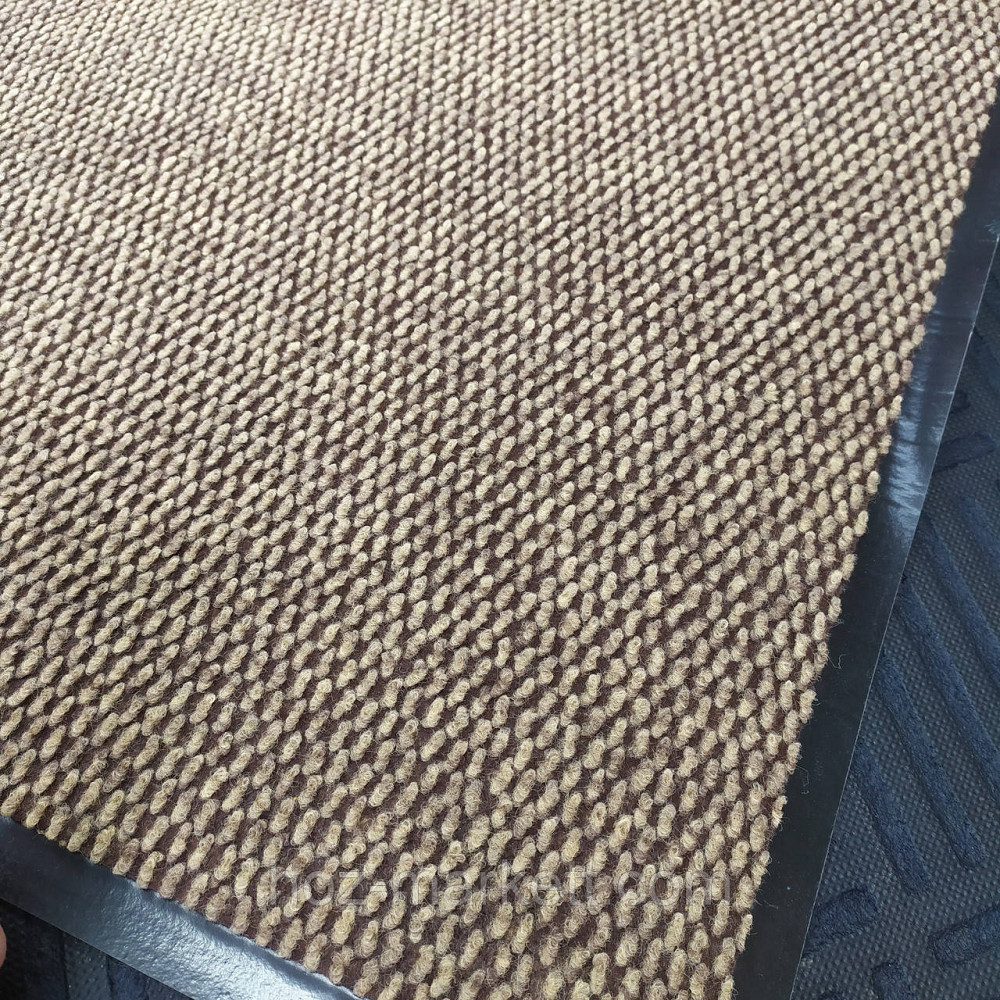 Коврик 90 х 60 см влаговпитывающий с ворсом в прихожую бежевый Харьков - изображение 8