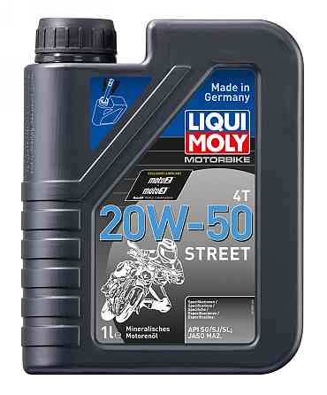 LIQUI MOLY 1500 Motorbike 4T 20W-50 Street — Моторна олива для 4-тактних мотоциклів | Надійний захист двигуна в будь-яких умовах е Ковель