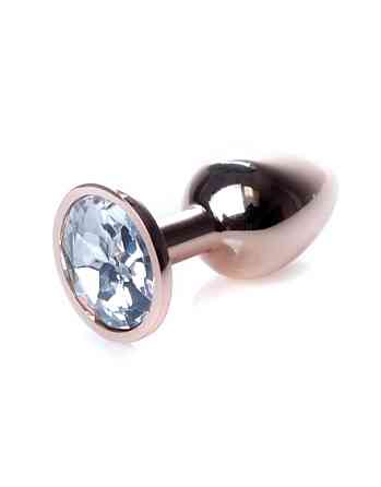 Анальна пробка - Jewellery Red Gold PLUG- Clear Sex Aura Київ