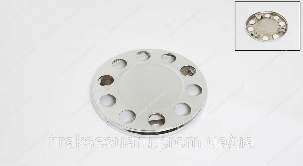 Колпак колеса унив. передний 22,5 корона. никель Колпак колеса корона передний 22.5 (никель) Луцк - изображение 1
