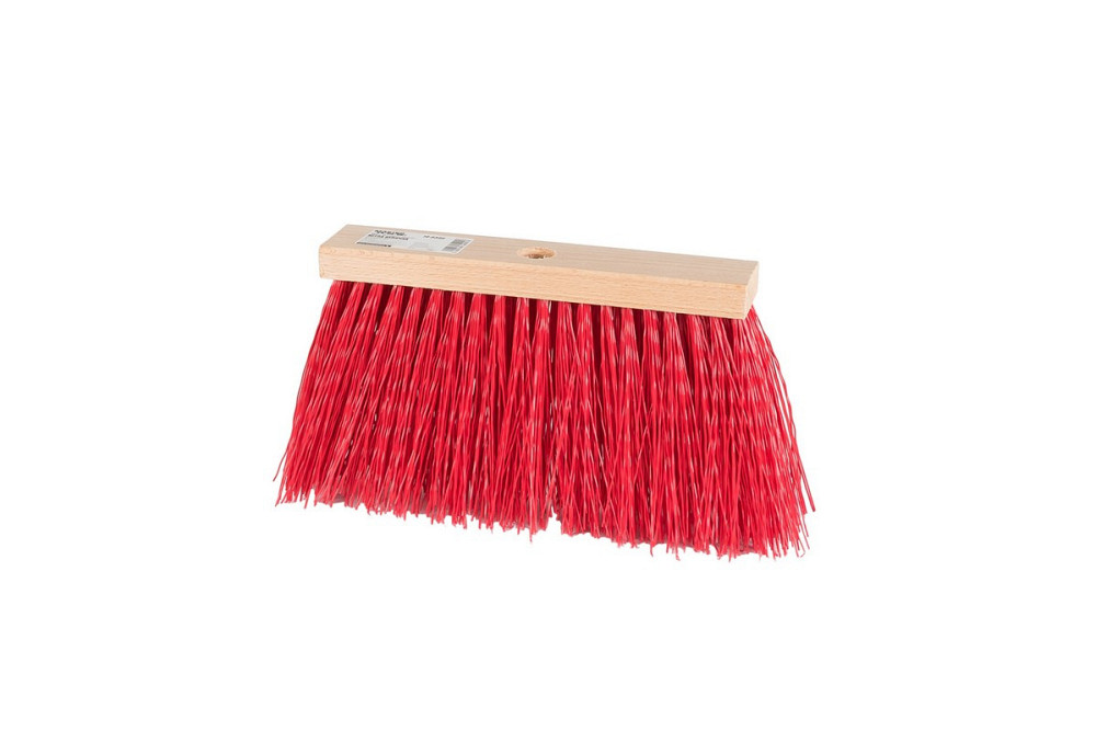 Метла уличная MASTERTOOL 230х50х145 мм ПЭ+ПВХ+ПП деревянная с внутренним креплением без ручки 14-6349 Ровно - изображение 1