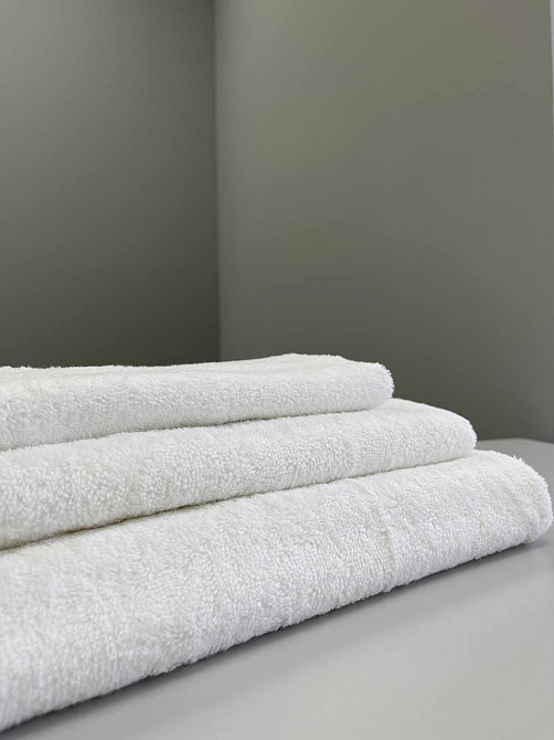 Рушник білий однотонний Ideal Textile 50х90 см 400 г/м2 (56860914) Чернівці - фото 3