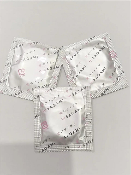 Ультратонкі презервативи Sagami Xtreme Strawberry 0,04 мм (ціна за упаковку, 10 шт.) Sex Aura Київ - фото 4