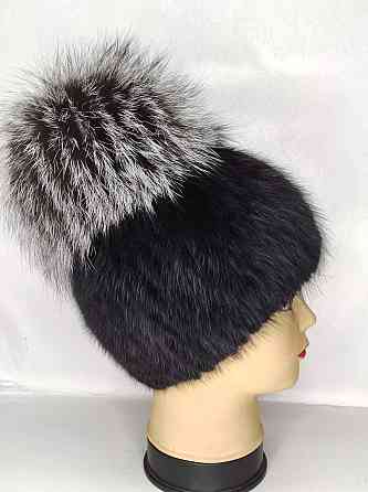 Шапка меховая женская ондатра бон Джоли Черный Харьков
