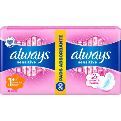 Гигиенические прокладки Always Ultra Sensitive Normal размер 1 20 шт. (4015400213932) Винница - изображение 3