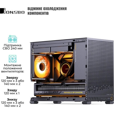 Корпус JONSBO D32 PRO Black Винница - изображение 10