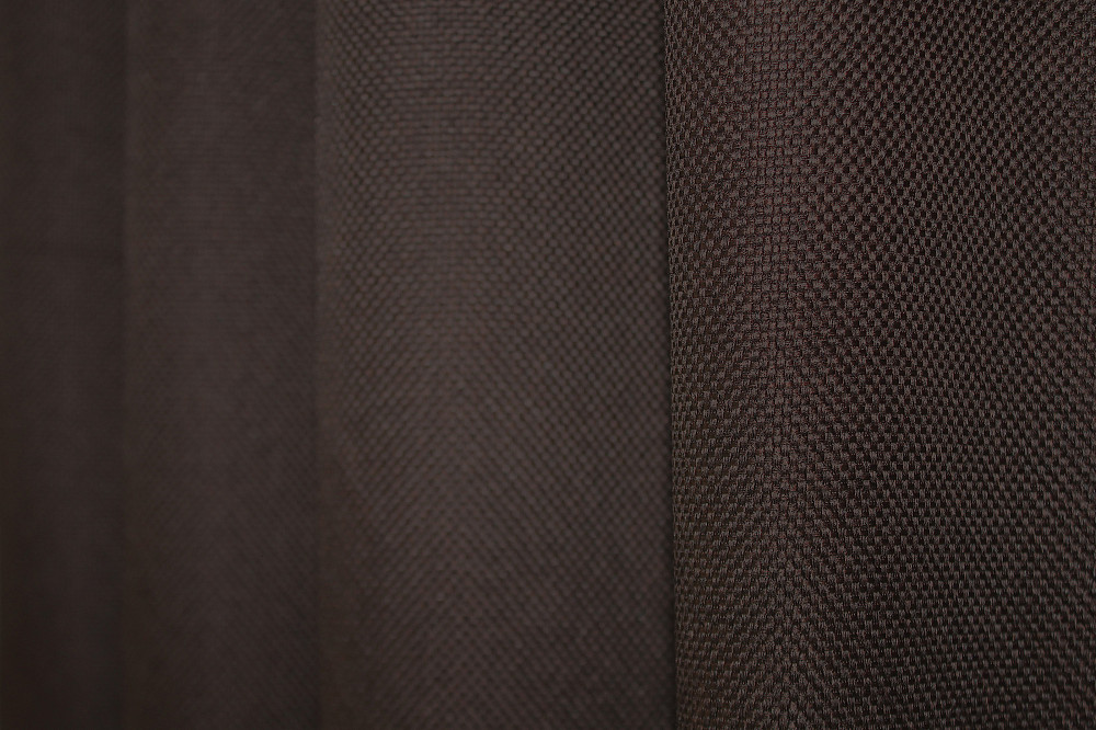Комплект коротких штор VR-Textil Лен-блэкаут Лен Мешковина № 291ш Венге 130х170см 2 шт (35-0003) Киев - изображение 6