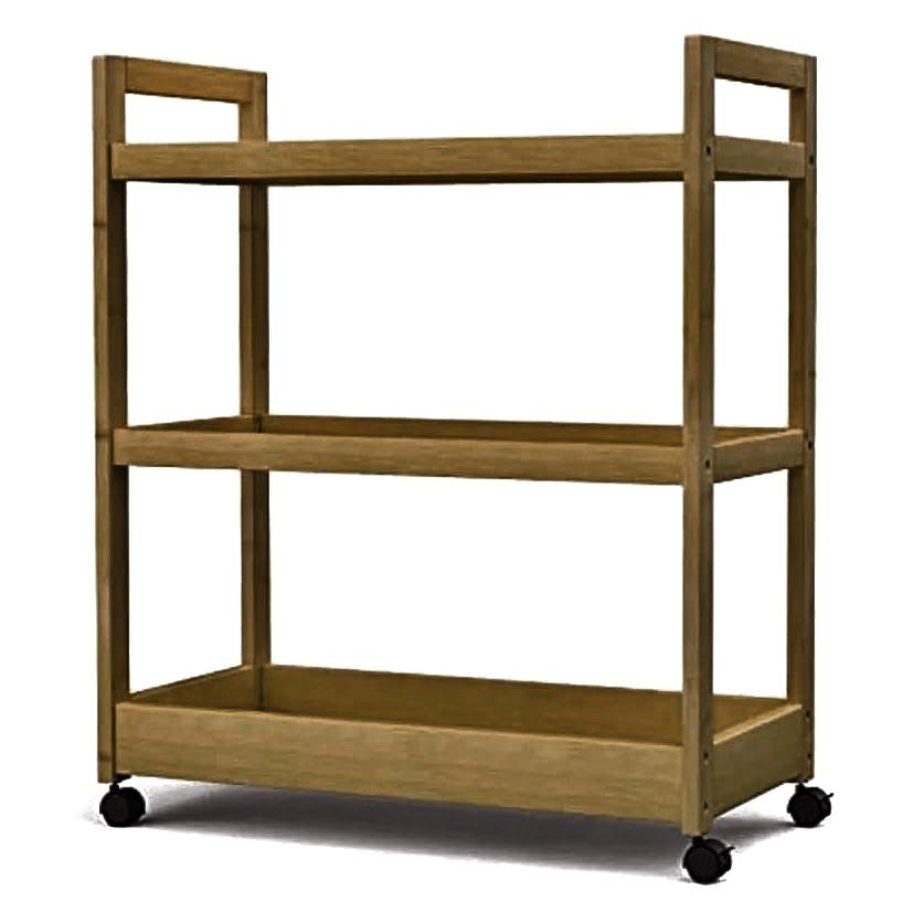 Этажерка для ванной на колёсиках 