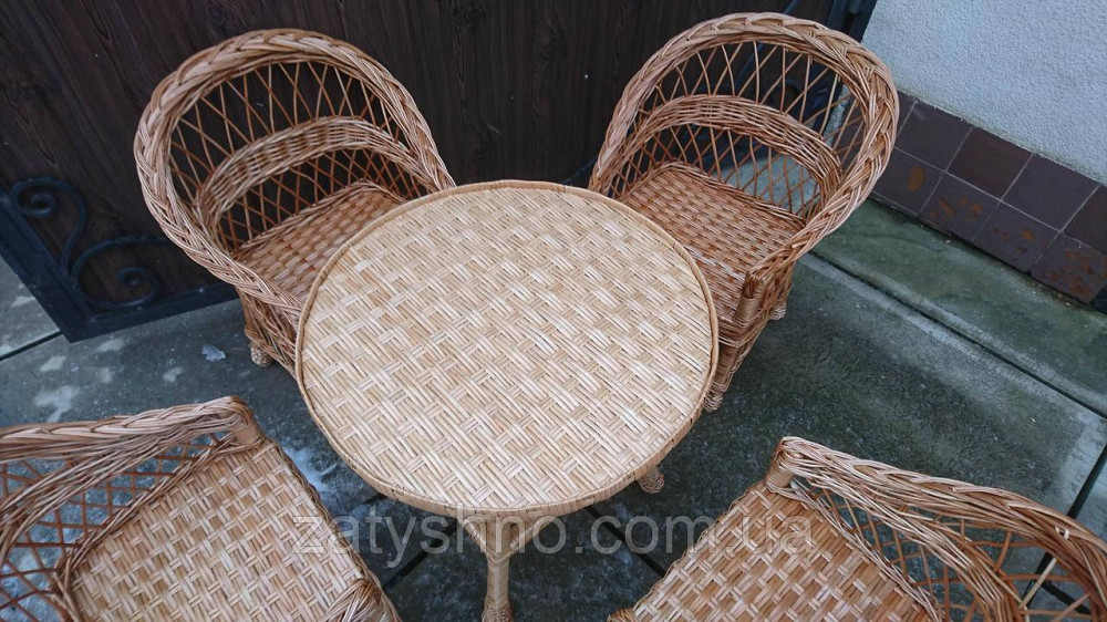 Детский плетеный комплект мебели Киев - изображение 4