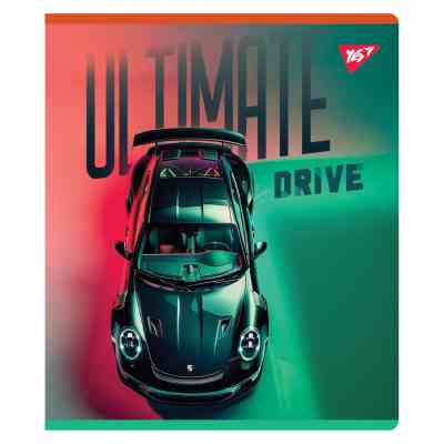 Тетрадь Yes Ultimate drive 12 листов линия (767513) Винница