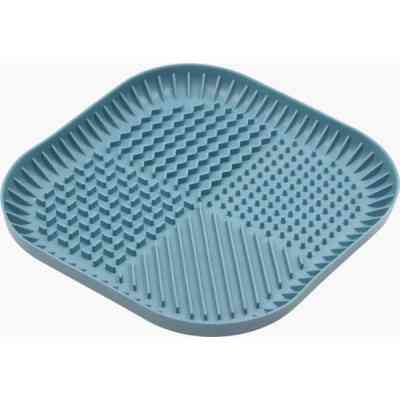 Універсальний посуд для тварин Fiboo Fiboowl килимок для злизування ласощів та їжі, L синій (FIB0229) Вінниця