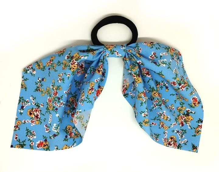 Резинка бант для волос синий Твилли Киев - изображение 1