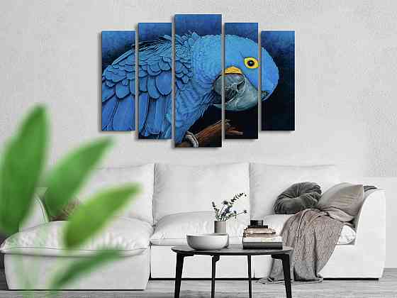 Модульна картина Папуга Art-246_5 ( 80х118см ) Київ