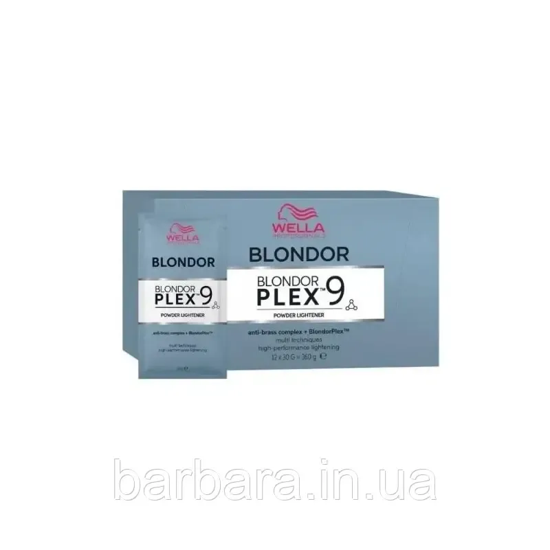 Осветляющая пудра  Wella  Blondor Plex пакетик 30 г Киев - изображение 9