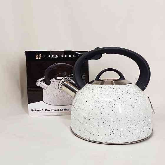 Якісний металевий чайник Edenberg, Чайник для чайної церемонії зі свистком для газових плит QD-99 Івано-Франківськ