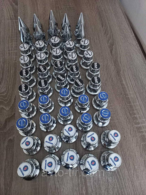 Ковпачок пластиковий на гайку 32мм DAF нікель Ковпачок пластиковий 32мм DAF Луцьк - фото 3