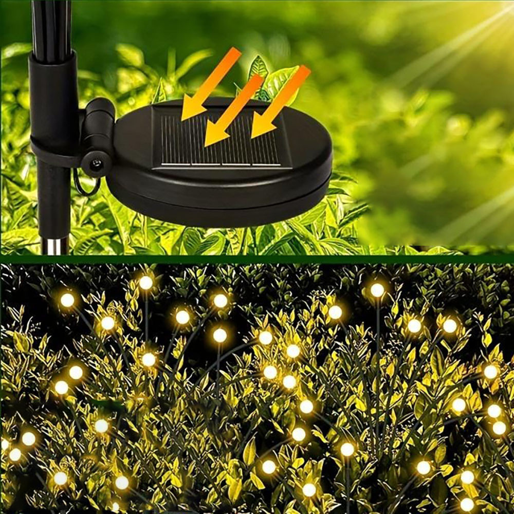 Садовий світильник із сонячною батареєю 70см,8 LED SBR Київ - фото 7