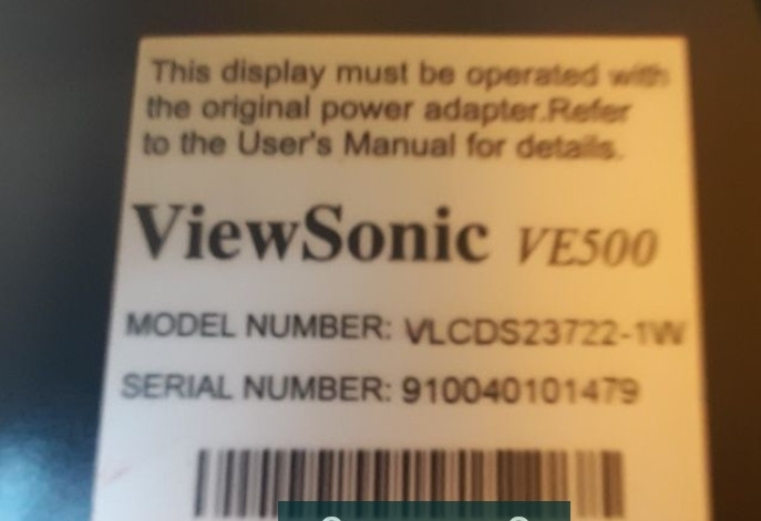 Монітор ViewSonic VE500 Харків - фото 1