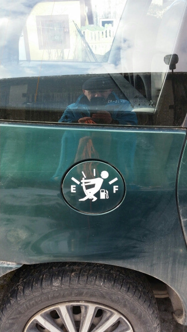 Наклейка на авто На бак Біла світловідбивна Київ - фото 4