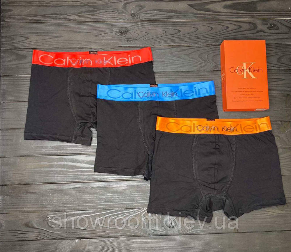 Мужские трусы в подарочной коробке, 3шт, Ck (0911) XL Киев - изображение 1