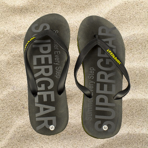 Мужские вьетнамки, шлепанцы Super Gear  Черный М0990-6 45 Одесса - изображение 2