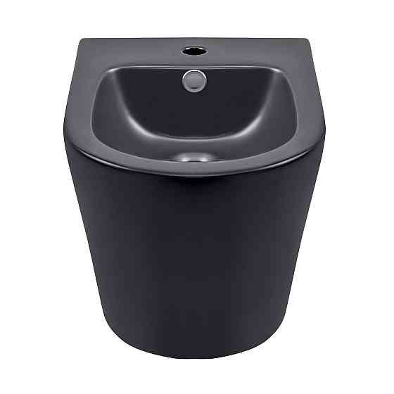 Біде підвісне Qtap Scorpio 515x360x345 Matt black QT1455053FMB Київ