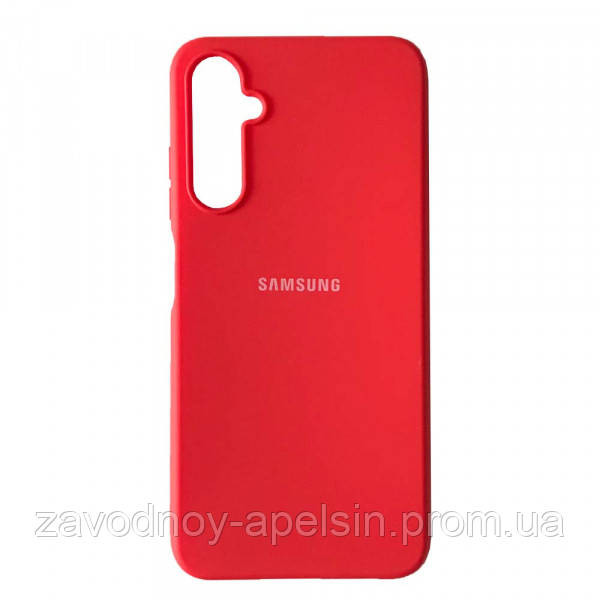 Samsung A15 A155 A156 Силіконовий чохол Мікрофібра (червоний) Одеса - фото 1