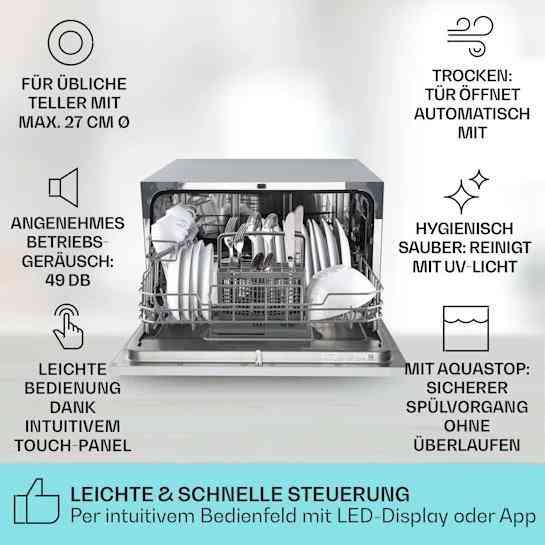 Посудомийна машина Havasia UV 6 Luminance Klarstein Німеччина Рівне