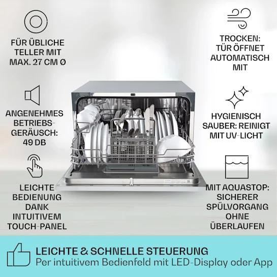 Посудомийна машина Havasia UV 6 Luminance Klarstein Німеччина Рівне - фото 4