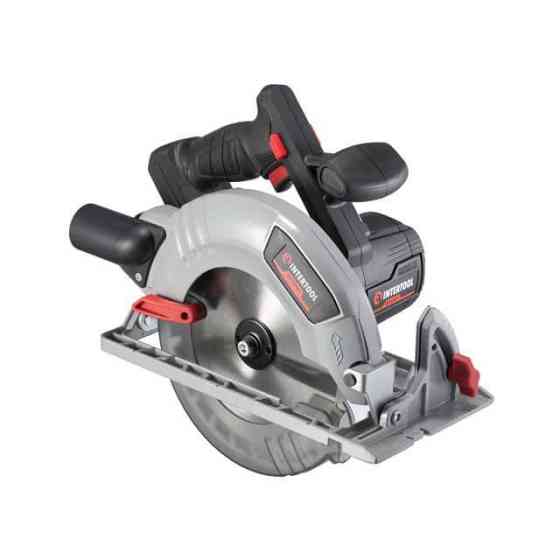 Пила дискова акумуляторна безщіткова 20 В, 4500 об/хв, кут 90°-45°, глибина розпилу 62/45 мм, диск 190×20 мм, без ЗП та АКБ Киев