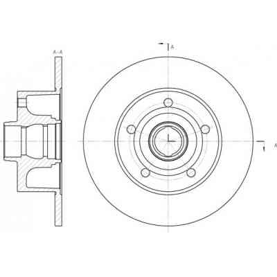 Тормозной диск REMSA 6431.00 Винница