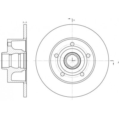 Тормозной диск REMSA 6431.00 Винница - изображение 1