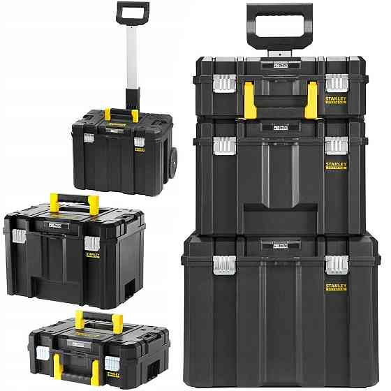 Ящик для інструмента модульн. 3 секції STANLEY "FatMax Pro-stack" на колесах, макс. навант.- 110 кг, Одеса
